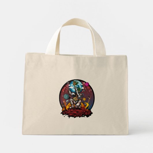Atlas Space Man Mini Tote Bag (Achterkant)