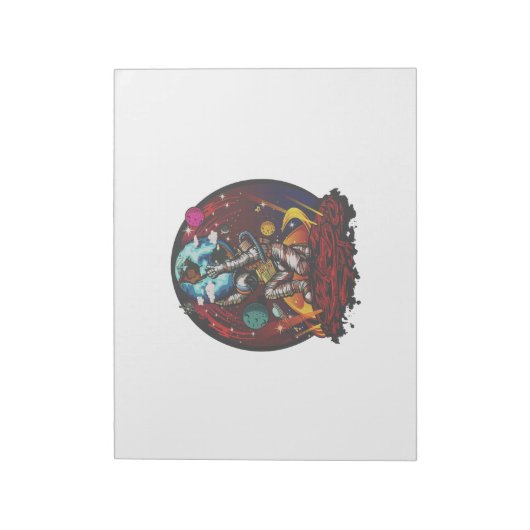 Atlas Space Man Notitieblok (Linkerzijde)