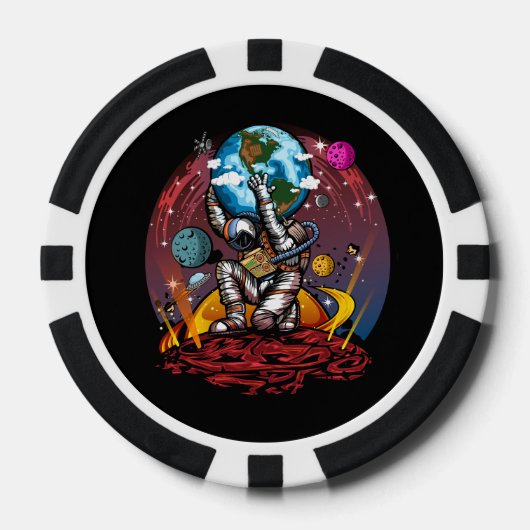 Atlas Space Man Poker Chips (Voorkant)