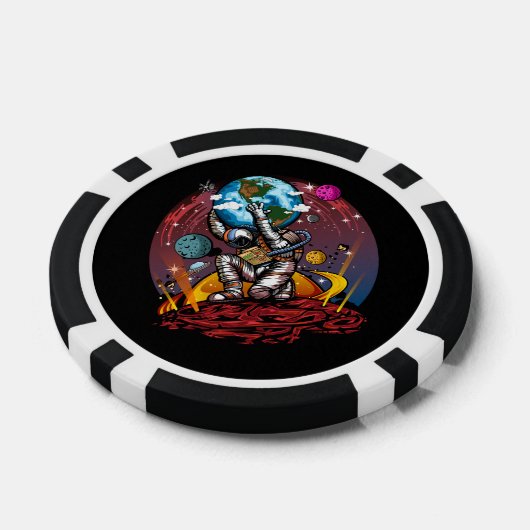 Atlas Space Man Poker Chips (Enkel)