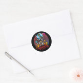 Atlas Space Man Ronde Sticker (Envelop)