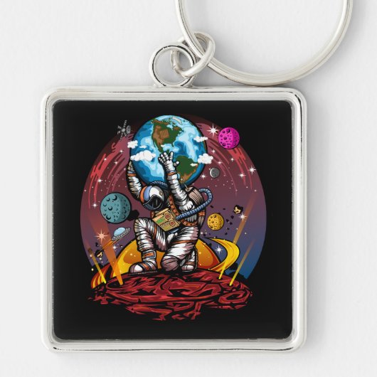 Atlas Space Man Sleutelhanger (Voorkant)