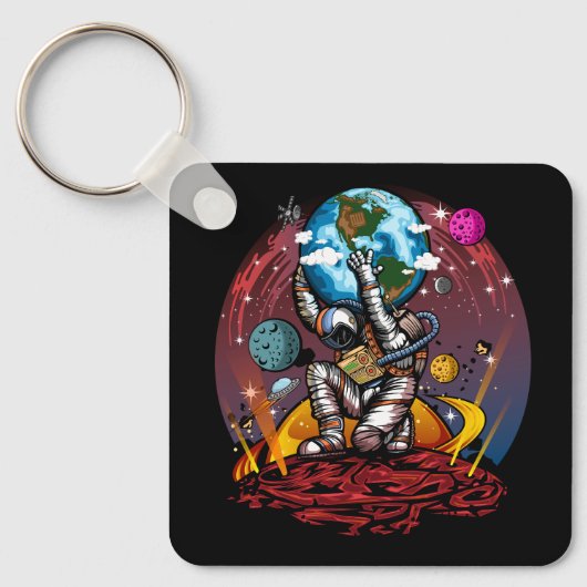 Atlas Space Man Sleutelhanger (Voorkant)
