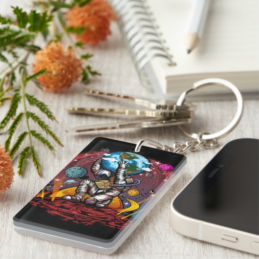 Atlas Space Man Sleutelhanger (Voorkant Rechts)