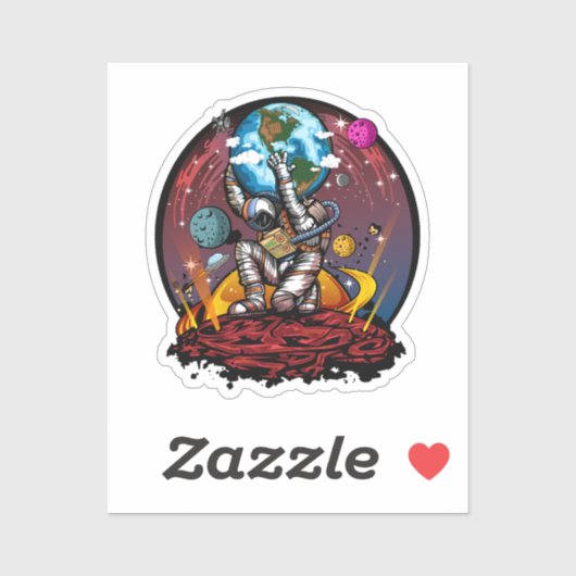 Atlas Space Man Sticker (Vel)