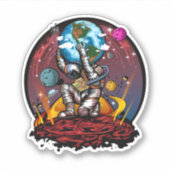 Atlas Space Man Sticker (Voorkant)