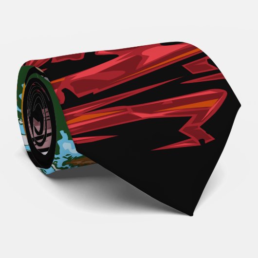 Atlas Space Man Stropdas (Opgerold)