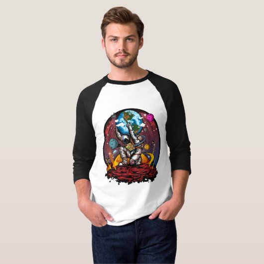 Atlas Space Man T-shirt (Voorkant volledig)