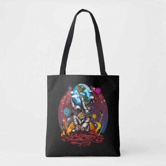 Atlas Space Man Tote Bag (Voorkant)