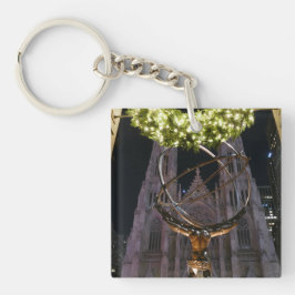 Atlas & St. Patrick's Cathedral - sleutelhanger
