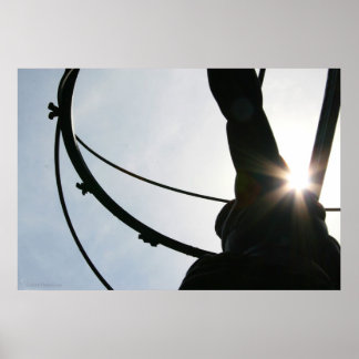 Atlas-standdruk Poster