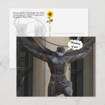 Atlas, Thinking of You - NYC H ansichtkaart