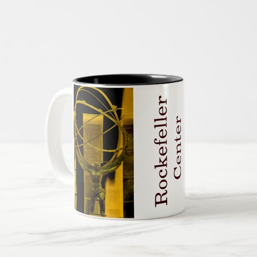 Atlas Tweekleurige Koffiemok (Voorkant links)