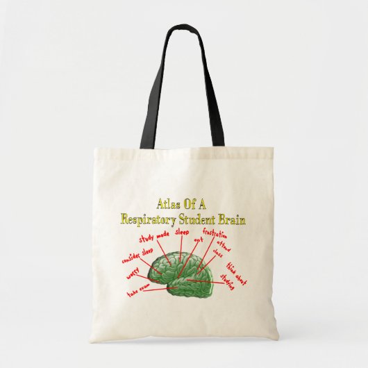 Atlas van Ademhalingsstudent Brain Gifts Tote Bag (Voorkant)