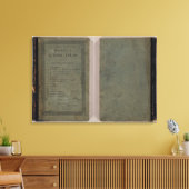 atlas van de caraïneschool canvas afdruk (Insitu (Woonkamer))