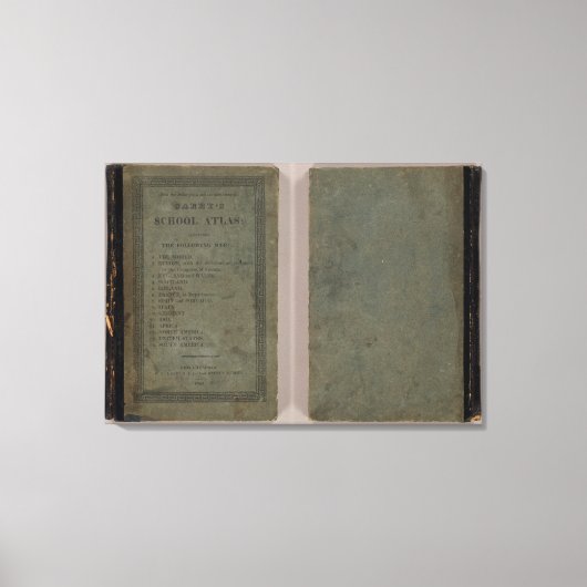 atlas van de caraïneschool canvas afdruk (Voorkant)