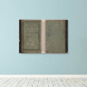 atlas van de caraïneschool canvas afdruk (Insitu (Houten vloer))