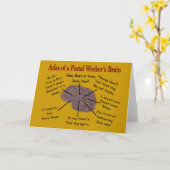 Atlas van de Hersenen van een PostArbeider Kaart (Gele Bloem)