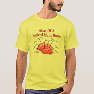 Atlas van de Roodse Mans Brain T-Shirt