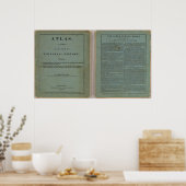 Atlas van de universele geschiedenis poster (Keuken)