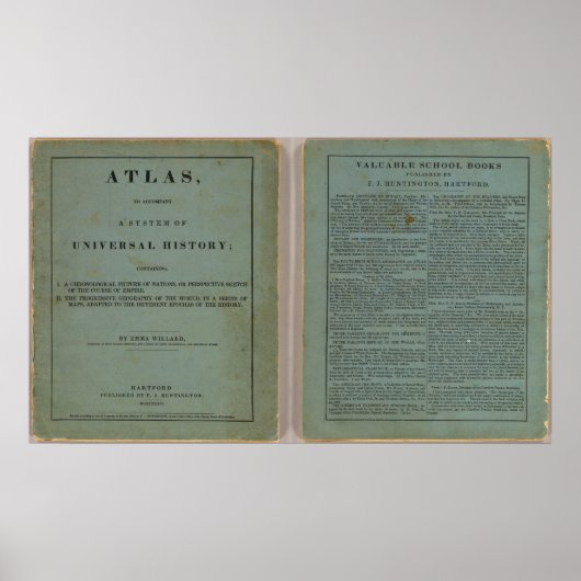 Atlas van de universele geschiedenis poster (Voorkant)