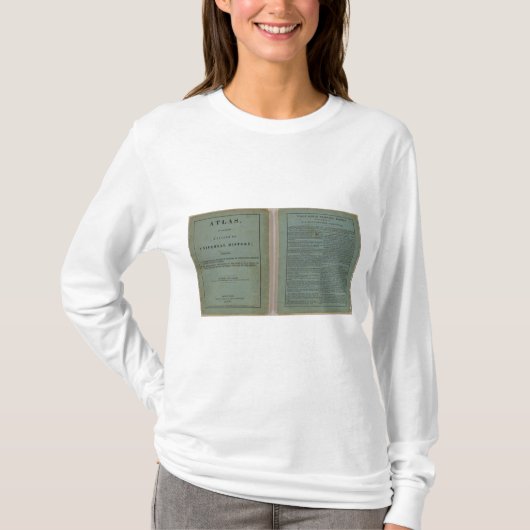 Atlas van de universele geschiedenis t-shirt (Voorkant)