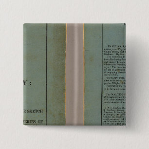 Atlas van de universele geschiedenis vierkante button 5,1 cm