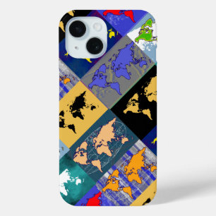 atlas van de wereld iPhone 15 case
