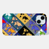 atlas van de wereld Case-Mate iPhone case (Achterkant (horizontaal))