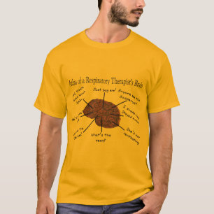 Atlas van een ademhalingstherapie-brein II T-shirt