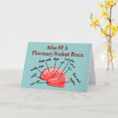 Atlas van een Farmacie Student Brain Kaart (Gele Bloem)