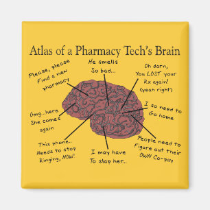 Atlas van een Farmacie Tech's Brain Magneet