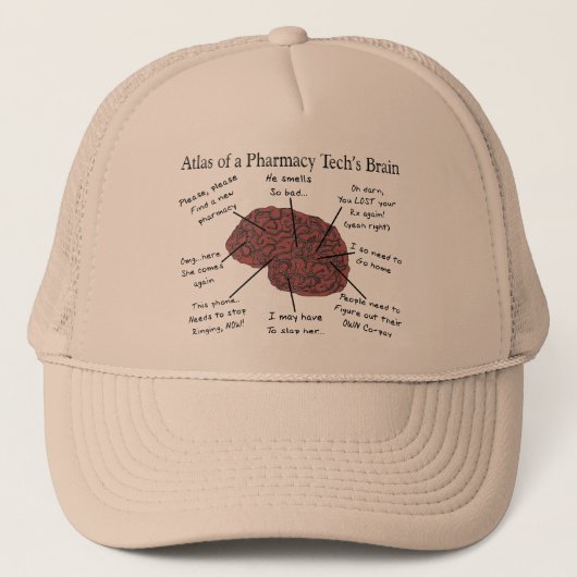 Atlas van een Farmacie Tech's Brain Trucker Pet (Voorkant)