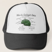 Atlas van een Geoloog's Brain Funny Gifts Trucker Pet (Voorkant)