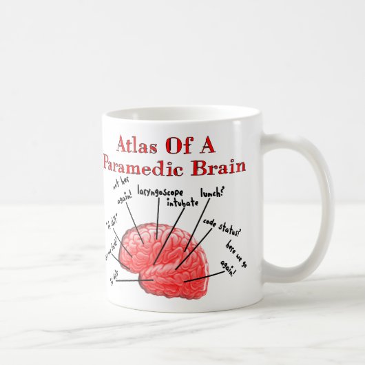 Atlas van een Mok van Paramedic Brain Coffee (Rechts)