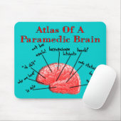 Atlas van een Paramedische brein Muismat (Met muis)