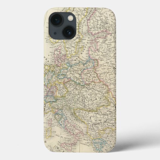 Atlas van Europa Case-Mate iPhone Case (Achterkant)