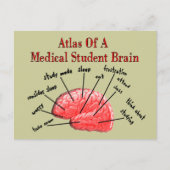 Atlas van het Brain van de Medische Student Briefkaart (Voorkant)