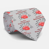 Atlas van het Brain van de Medische Student Stropdas (Opgerold)