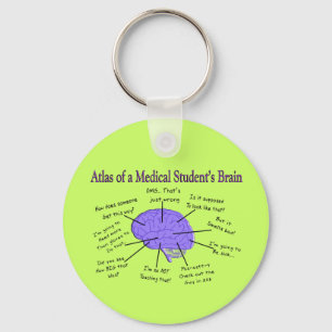 Atlas van het brein van een medische student #2 sleutelhanger