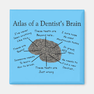 Atlas van het brein van een tandarts magneet