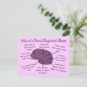 Atlas van het brein van een tandheelkundige apothe briefkaart (Staand voorkant)