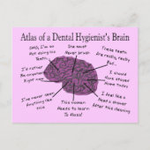 Atlas van het brein van een tandheelkundige apothe briefkaart (Voorkant)