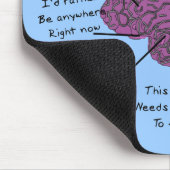 Atlas van het brein van een tandheelkundige apothe muismat (Hoek)