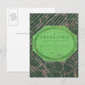 Atlas van Universal Geography Briefkaart (Voorkant / Achterkant)