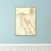atlas voor het Midden-Oosten Canvas Afdruk (Insitu (Houten vloer))