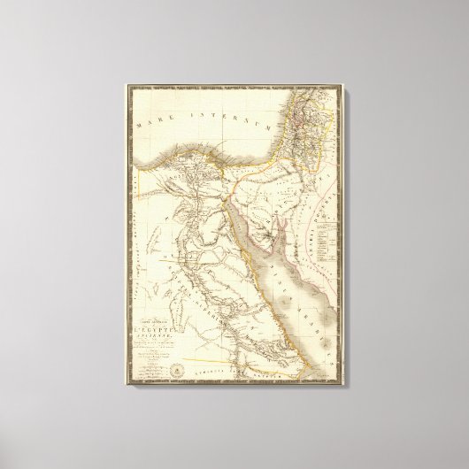 atlas voor het Midden-Oosten Canvas Afdruk (Voorkant)
