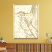 atlas voor het Midden-Oosten Canvas Afdruk (Insitu (Woonkamer))