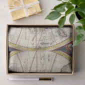 Atlas Wereldkaart  20x30-decoupage Tissuepapier (Geschenk)