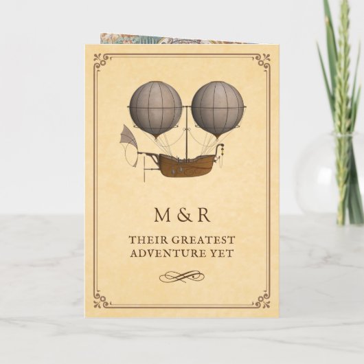  Atlas Wereldkaart Reizen Avontuur Bruiloft (Achterkant)